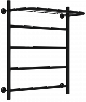 Полот/суш ЭЛЕКТРИЧЕСКИЙ ЧЕРНЫЙ лесенка С ПОЛКОЙ 500х600 3/4" сталь 4 полки (TERMAX) TEL65060-2