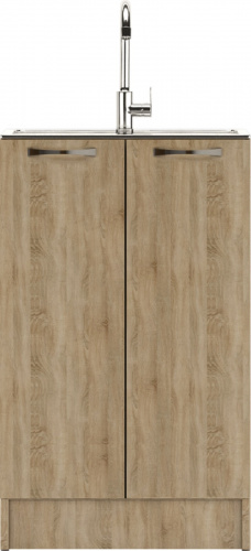 Тумба под нержавеющую мойку 50х50 Дуб Сонома фото 2
