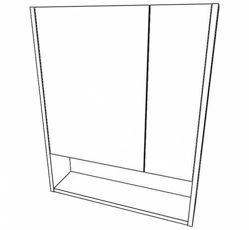 Шкаф-зеркало Ева 60 АЙСБЕРГ фото 12