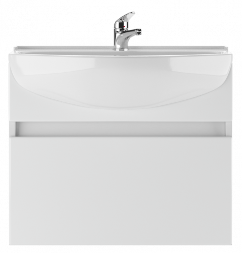 Тумба подвесная под умывальник "Амур 60" Классик с одним ящиком В1  АЙСБЕРГ фото 2