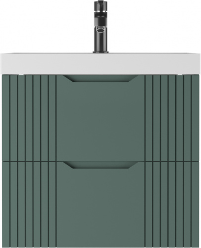 Тумба подвесная под умывальник "ЮНИТ 60" (Unit) Гарден (Garden) В2 Зелёный Домино фото 3