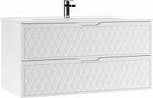 Тумба подвесная под умывальник "Стелла 100" (Stella)  3D В2 Домино*