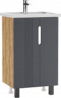 Тумба под умывальник "ТОНИ 50" (Tony) Марта без ящика Дуб вотан АЙСБЕРГ