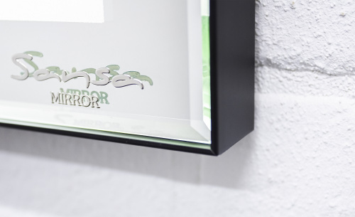 Зеркало Even 70 black alum с подсветкой Sansa* фото 5