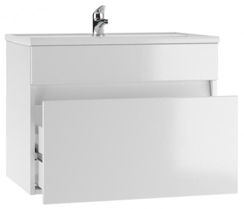 Тумба подвесная под умывальник "Фостер 70/Maria 70" Классик с одним ящиком В1  Айсберг фото 3