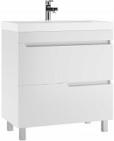 Тумба под умывальник "ЮНИТ 80" (Unit) Веста с двумя ящиками В2 АЙСБЕРГ