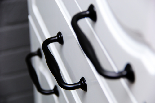 Пенал напольный 50 Rich Белое Дерево с верхним ящиком В1 Домино фото 8