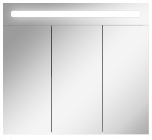 Шкаф-зеркало Аврора 80 с подсветкой LED Домино фото 2