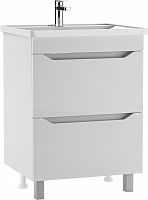 Тумба под умывальник "НОВА 60" (Nova) Ева с двумя ящиками В2 АЙСБЕРГ