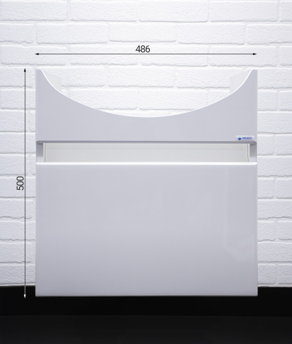 Тумба подвесная под умывальник "Элегия 50" Классик с одним ящиком В1  АЙСБЕРГ фото 7