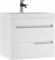 Тумба подвесная под умывальник "UNIT 60" Веста с двумя ящиками В2 Айсберг