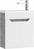 Тумба подвесная под умывальник "НОВА 40" (Nova) Мечта без ящика Бетон АЙСБЕРГ