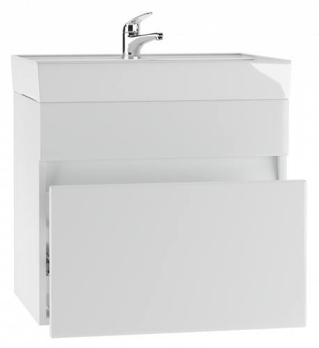 Тумба подвесная с раковиной Como 60 Классик с одним ящиком В1 Айсберг DA3009T фото 2