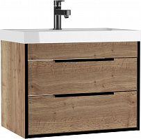 Тумба подвесная под умывальник "ЮНИТ 70" (Unit) Альфа (Alfa) B2 Домино