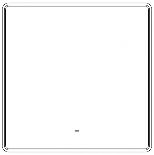 Зеркало Лион KW-M 700х700 LED Sansa фото 7