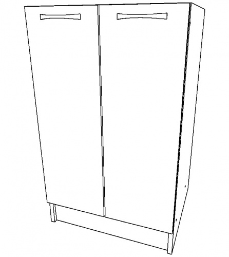 Тумба под нержавеющую мойку 50х50 Дуб Сонома фото 3