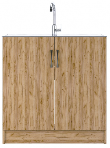 Тумба под нержавеющую мойку 60х80 Дуб Вотан* фото 2