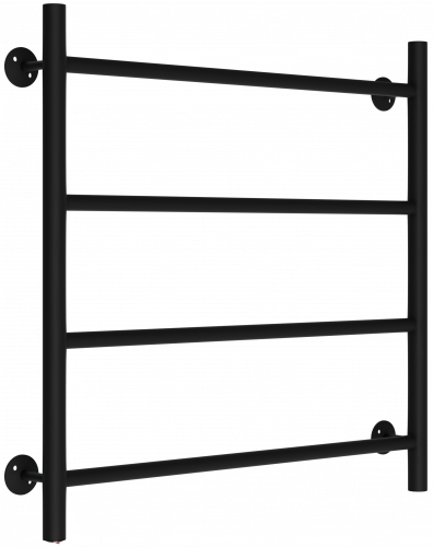 Полот/суш ЭЛЕКТРИЧЕСКИЙ ЧЕРНЫЙ лесенка  500х500 3/4" сталь 4 полки (TERMAX) TEL05050-5