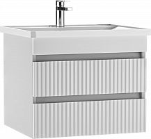 Тумба подвесная под умывальник "НОВА 60" (Nova) Бриз с двумя ящиками В2 АЙСБЕРГ