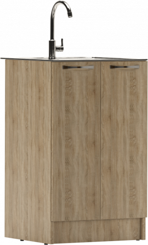 Тумба под нержавеющую мойку 50х50 Дуб Сонома