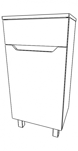 Комод 40 Мечта с верхним ящиком В1 АЙСБЕРГ фото 10