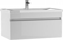 Тумба подвесная под умывальник "РИВО 80" (Rivo) Классик с одним ящиком В1 АЙСБЕРГ