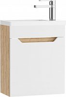 Тумба подвесная под умывальник "НОВА 40" (Nova) Мечта без ящика Дуб Сонома АЙСБЕРГ