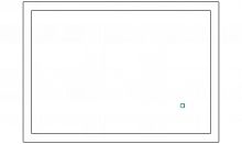 Зеркало Капри PR 700х500 LED Sansa