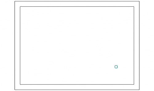 Зеркало Капри PR 700х500 LED Sansa