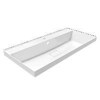 Умывальник мебельный "ЮНИТ 90" (Unit) CREASAN