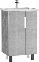 Тумба под умывальник "ТОНИ 50" (Tony) Марта без ящика Бетон АЙСБЕРГ