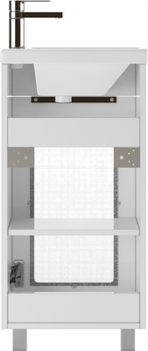 Тумба под умывальник "Миранда 40 Кристалл" без ящика АЙСБЕРГ* фото 4