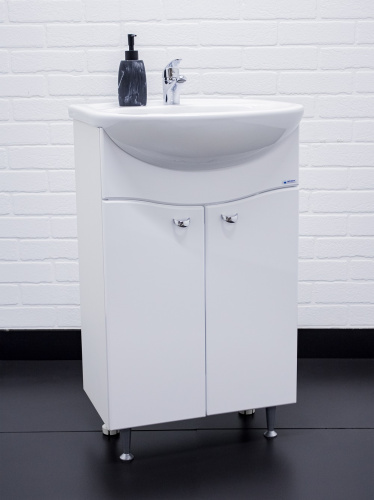 Тумба под умывальник "Уют 50 Волна" без ящика  АЙСБЕРГ фото 8