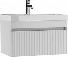 Тумба подвесная под умывальник "ЮНИТ 70" (Unit) Бриз с одним ящиком В1 АЙСБЕРГ