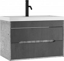 Тумба подвесная под умывальник "UNIT 80" Loft В2 Бетон Домино