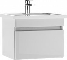 Тумба подвесная под умывальник "TONY 50" Классик с одним ящиком В1 АЙСБЕРГ