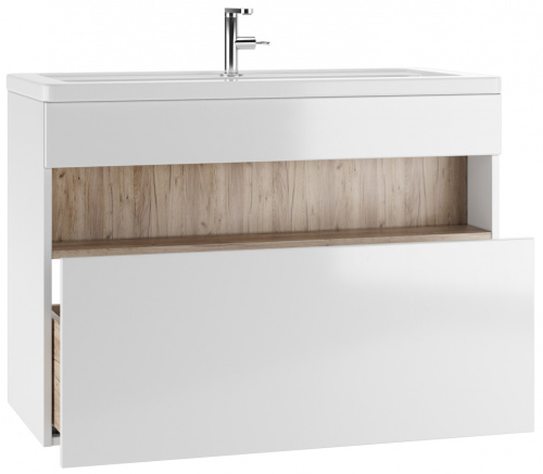 Тумба подвесная под умывальник "Maria 100" Fortuna В1 Домино* фото 3