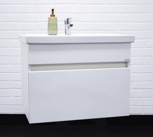 Тумба подвесная под умывальник "Фостер 70/Maria 70" Классик с одним ящиком В1  Айсберг фото 5