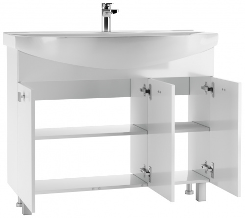 Тумба под умывальник "Элеганс 105 Мега" без ящика АЙСБЕРГ* фото 3