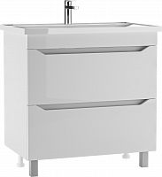 Тумба под умывальник "NOVA 80" Ева с двумя ящиками В2 АЙСБЕРГ