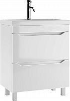 Тумба под умывальник "UNIT 70" Ева с двумя ящиками В2 Айсберг