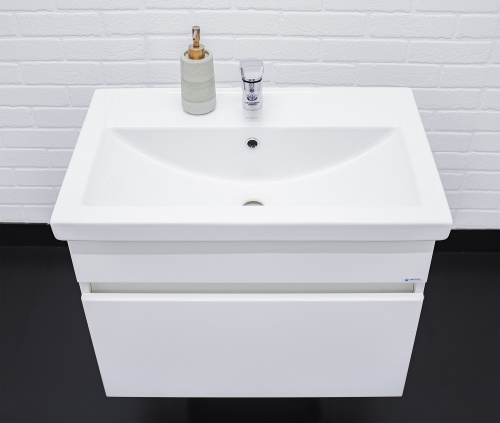 Тумба подвесная под умывальник "Фостер 70/Maria 70" Классик с одним ящиком В1  Айсберг фото 7