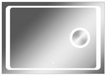 Зеркало Galaxy 100 alum (линза) с подсветкой Sansa*