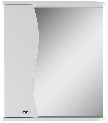 Шкаф-зеркало Волна 60 левый  АЙСБЕРГ фото 2