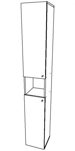 Пенал напольный 30 Промо без ящика левый/правый фото 12