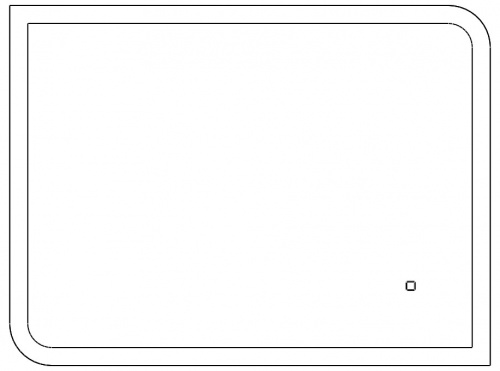 Зеркало Берлин PR-B 800х600 LED Sansa фото 7