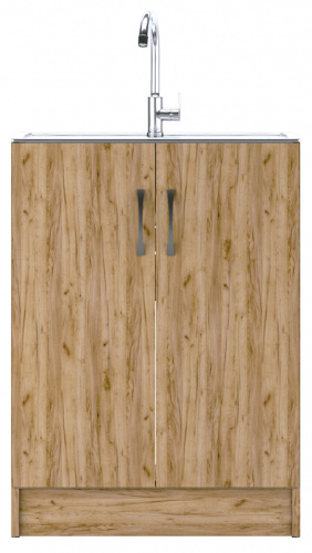 Тумба под нержавеющую мойку 60х60 Дуб Вотан* фото 2