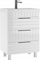 Тумба под умывальник "UNIT 60" Topaz с тремя ящиками В3 Домино