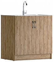 Тумба под нержавеющую мойку 60х80 Дуб Вотан*