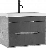 Тумба подвесная под умывальник "UNIT 70" Loft В2 Бетон Домино
